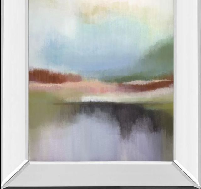 Classy Art Spring Lake I by Alison Jerry Mirror Framed Wall Art-1