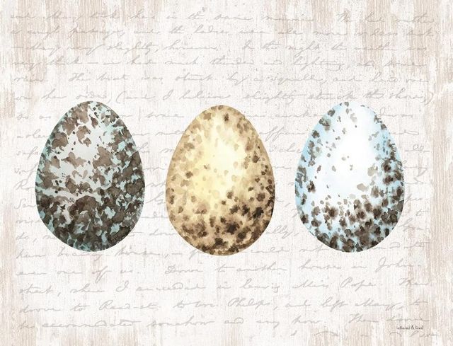 Classy Art Speckled Eggs by Lettered & Lined Wall Art-0