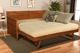Kodiak Furniture Marisa Canton Cream/Weathered Brown Twin Daybed with Mattress and Pop Up -4