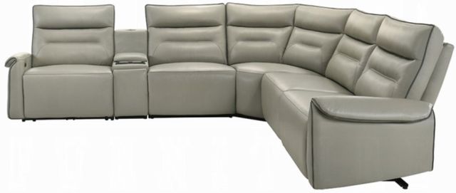 ACME Furniture Jayke 3-Piece Light Gray L-Shape Power Reclining Sectional-4