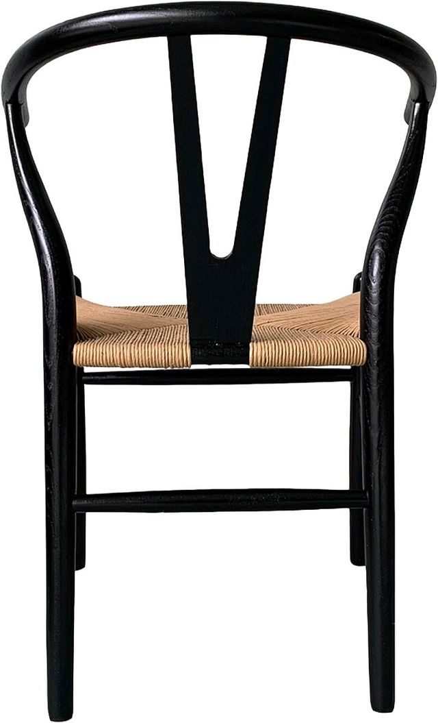 Moe's Home Collection Ventana 2-Piece Black/Natural Dining Side Chair Set-3