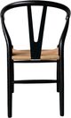 Moe's Home Collection Ventana 2-Piece Black/Natural Dining Side Chair Set-3