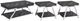 Steve Silver Co. Roma 3-Piece Shadow Gray Occasional Table Set with Chrome Base-0