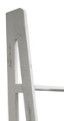 American Wholesale Furniture WLAD Nero White Ladder Bookcase-1