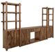 International Furniture Direct Balam Stained Brown TV Stand-0
