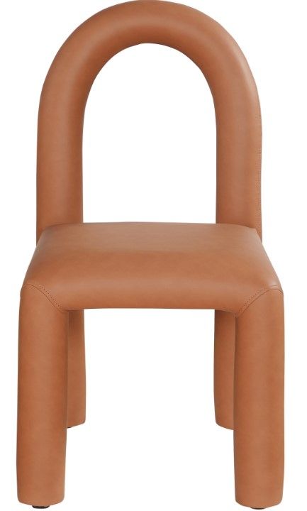 Meridian Furniture Amari Cognac Upholstered Dining Chair-1
