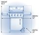 Napoleon Freestanding 425 4-Burner Black Freestanding Natural Gas Grill-4