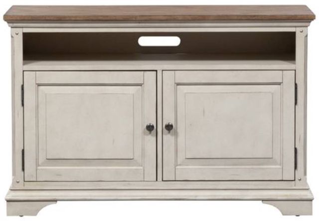 Liberty Furniture Morgan Creek White 46" TV Console-1