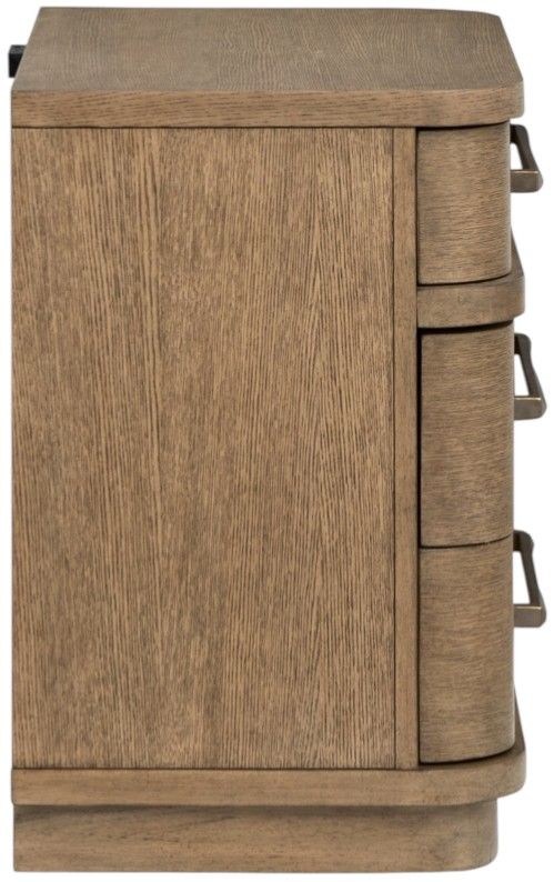 Magnussen Home® Thorne Amber Brown Drawer Nightstand-4
