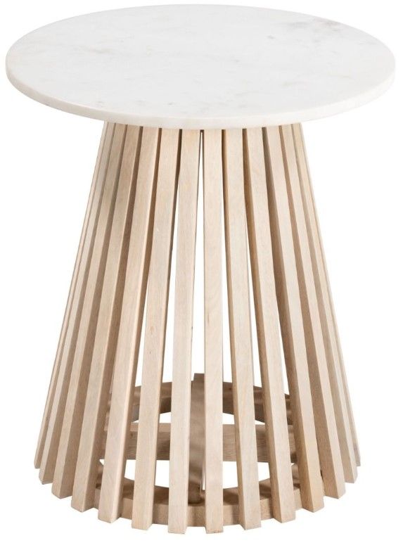 Zuo® Modern Mazara Natural/White Side Table-1