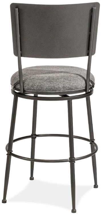 HH2 Home Towne Charcoal Swivel Bar Stool-2