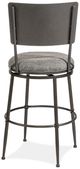 HH2 Home Towne Charcoal Swivel Bar Stool-2