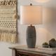 Surya Surtsey Glazed Gray Table Lamp-5