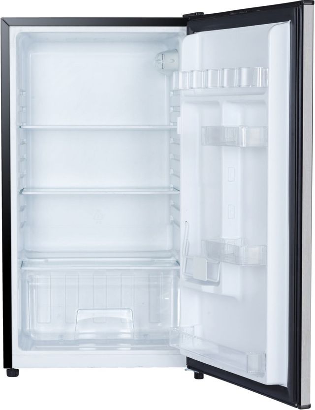 Magic Chef® 3.2 Cu.Ft. Platinum Steel Compact Refrigerator-3
