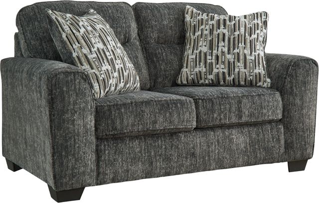 Signature Design by Ashley® Lonoke 2-Piece Gunmetal Living Room Seating Set-2