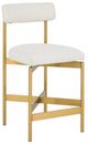 Fairfield® Customizable Coley Counter Stool with Brushed Brass Legs-0