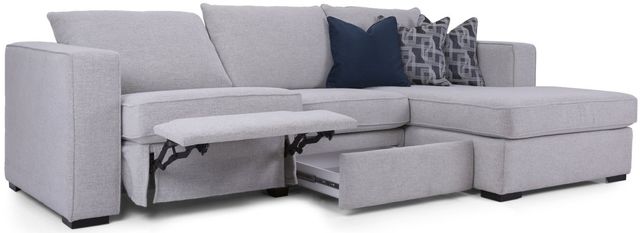Decor-Rest® Furniture LTD 2-Piece Power Reclining Right-Arm Facing Sectional and Chaise-0
