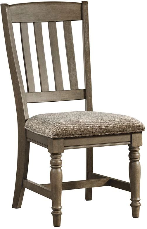 Intercon Balboa Park Brown/Roasted Oak Slat Dining Side Chair-0