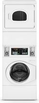 Speed Queen® Commercial 26.88" White Electric Stack Washer/Dryer-0
