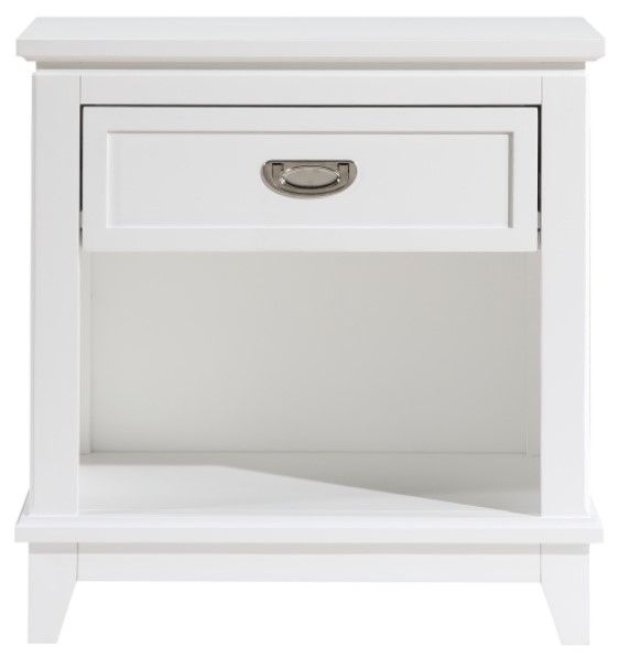 Homelegance® Sloane White Nightstand-1