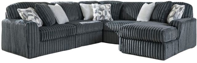 Signature Design by Ashley® Midnight-Madness 5-Piece Gunmetal Right-Arm Facing Sectional with Chaise-0