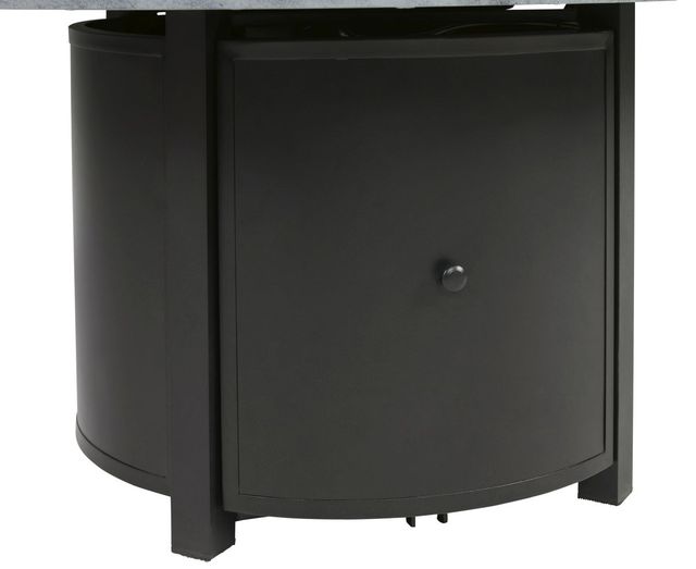 Signature Design by Ashley® Coulee Mills Gray/Black Round Fire Pit Table-3
