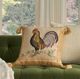 Nourison Home™ Mina Victory Vintage Pillow Beige Rooster 20"x20" Throw Pillow-3