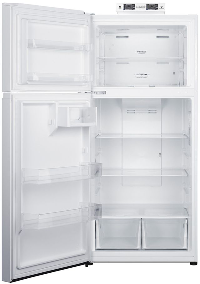Summit® 30" 18 Cu. Ft. White Freestanding Top Freezer Refrigerator-1