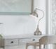 Cal® Lighting & Accessories Industrial Brushed Steel Desk Lamp-1