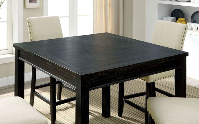 Furniture of America® Kristie Antique Black/White Counter Table Set-3