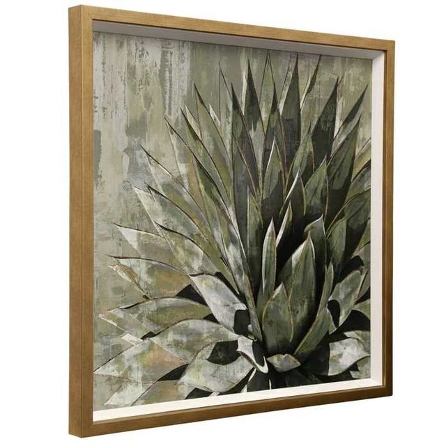Stylecraft Succulent Verde I Brown/Green Wall Art-0