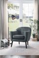 Mazin Furniture Quill Gray Accent Chair-2