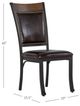Powell® Franklin Rustic Umber/Dark Espresso Dining Side Chair-2