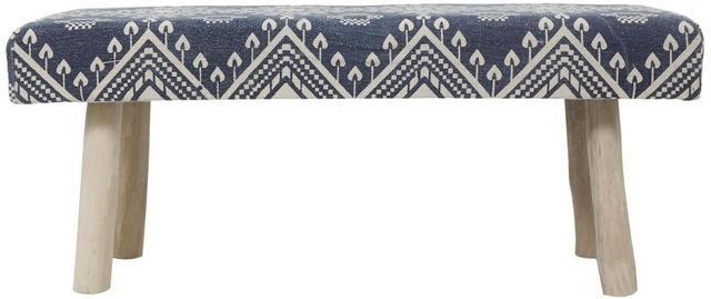 Deco Marche Blue/Brown Bench-1
