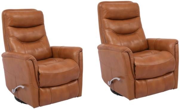 Parker House® Gemini 2-Piece Butterscotch Manual Swivel Glider Recliner Set-0