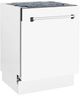 ZLINE Tallac 24" White Matte Built-In Dishwasher-2