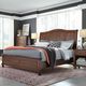 aspenhome® Oxford Whiskey Brown California King Sleigh Bed-1