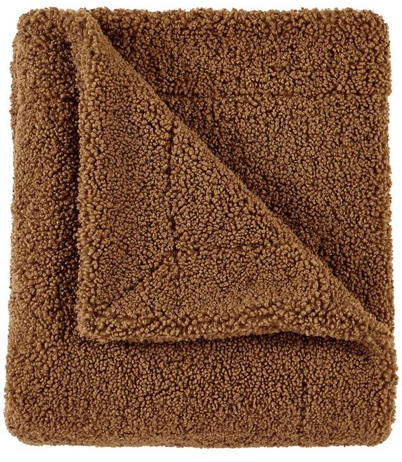 HiEnd Accents Teddy Umber Throw Blanket-0