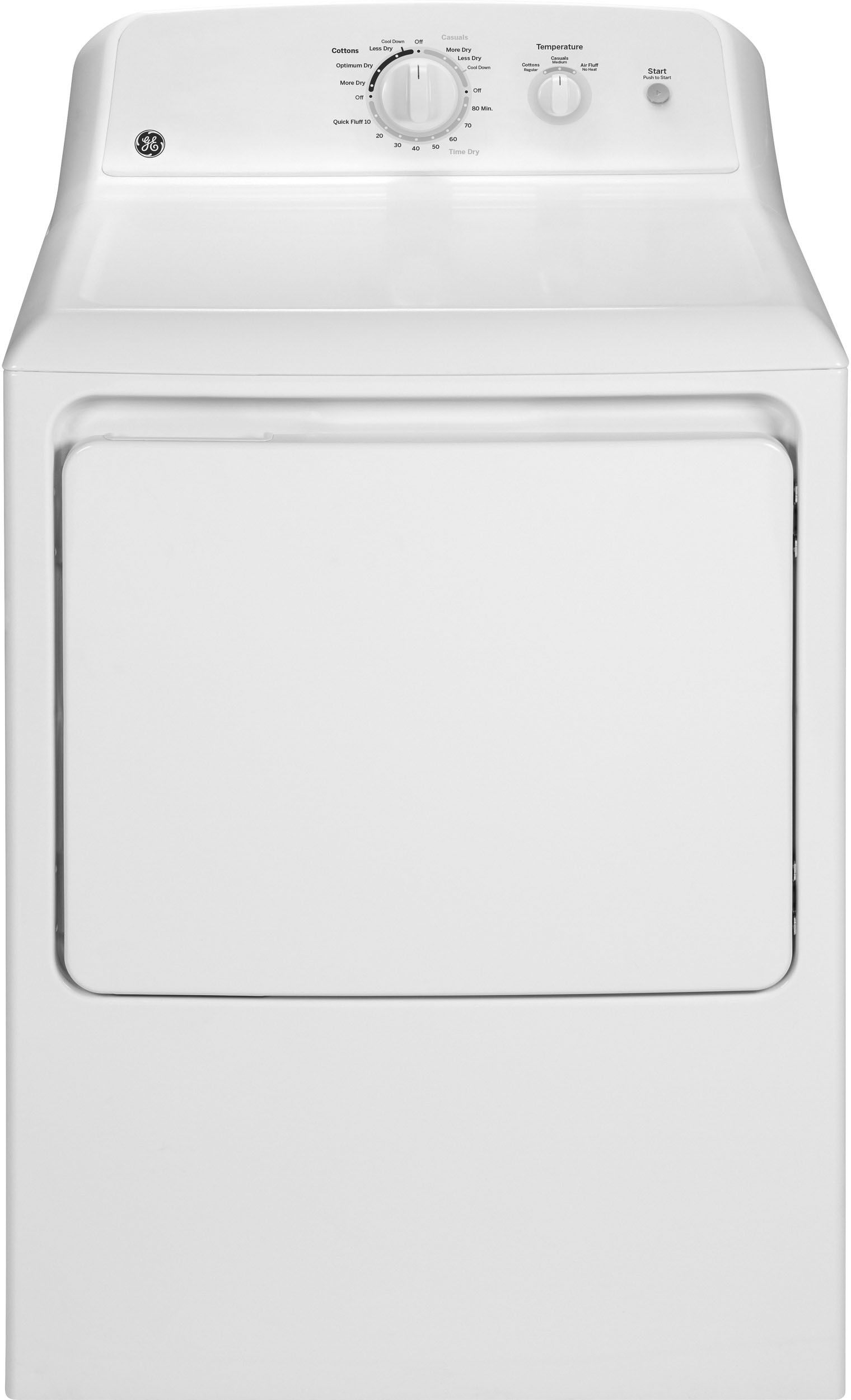 プレーヤー Wizz DV-PT1060 WHITE GE® 6.2 Cu. Ft. White Front Load Electric Dryer | M & H