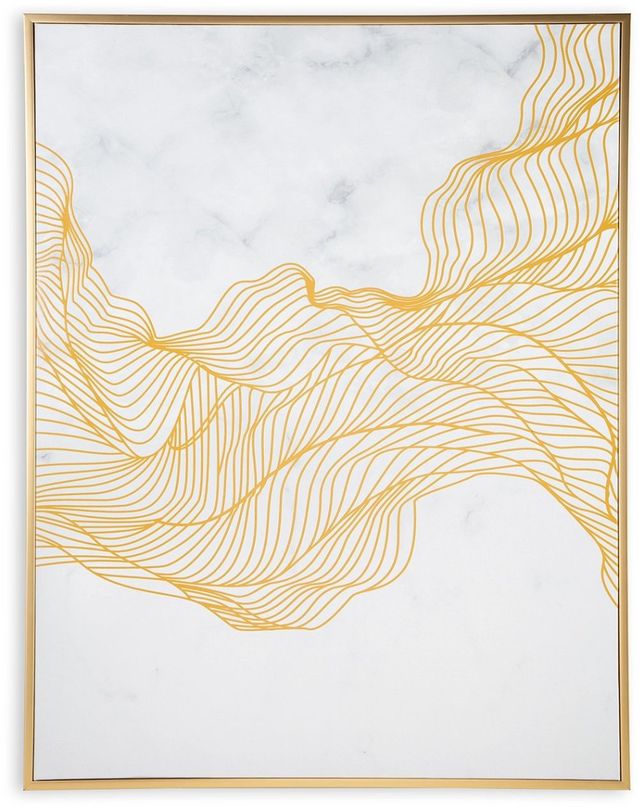 Signature Design by Ashley® Richburgh White/Gold Wall Art-1