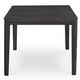 Bassett® Furniture BenchMade Origins Dandridge Carbon Square Dining Table with Leaf-1