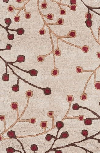 Surya Athena Beige Floral 8'x11' Area Rug-1