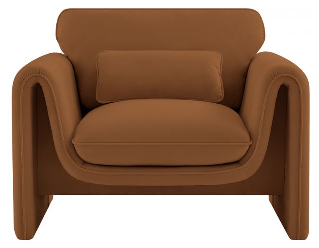 Meridian Furniture Sloan Saddle Velvet Chair-1