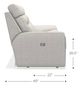 La-Z-Boy® Soren Khaki Power Reclining Loveseat with Headrest-5