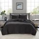 Olliix by Madison Park Black Twin/Twin XL Keaton Reversible Coverlet Set-4