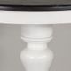 Sunny Designs™ Carriage House European Cottage Table with Dark Brown Top -2