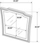 Coaster® Lorient 4-Piece Black California King Panel Bedroom Set-4
