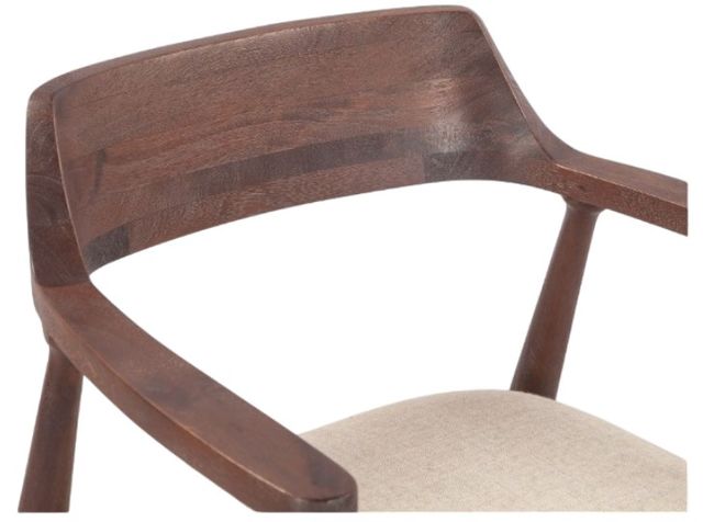 Home Trends & Design Cambridge Gray Septarian/Walnut Upholstered Dining Chair-3
