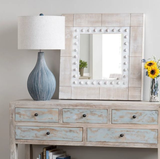 Crestview Collection Dillon Blue Table Lamp-1