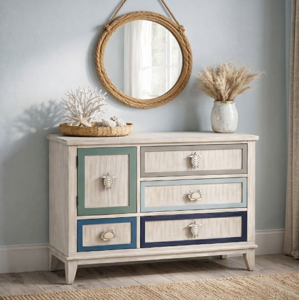 Coast2Coast Home™ Honu White Accent Cabinet-1